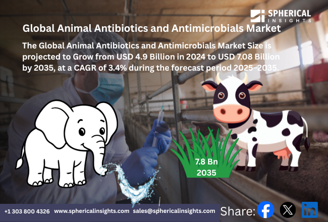 Global Animal Antibiotics and Antimicrobials Market