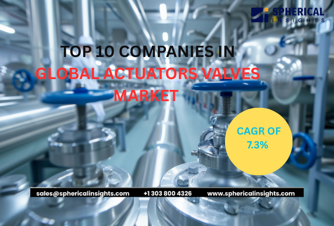 Introduction   The global actuators valves market refers to the segment of the industrial equipment industry that focuses on devices used to control the movement and flow of liquids gases and other materials within pipelines and processing systems. Actuators valves are widely used in industries such as oil and gas power generation water and wastewater treatment chemicals and manufacturing to ensure efficient flow control operational safety and automation of industrial processes. These systems play a crucial role in modern industrial infrastructure by enabling precise regulation remote operation and improved reliability in complex operations. The market experiences continuous expansion because industrial automation grows and energy and infrastructure investments increase and safety regulations become more stringent and smart actuators with IoT-enabled valve monitoring systems advance. Growing demand for efficient fluid control solutions and expansion of industries worldwide are further accelerating the adoption of actuators valves across multiple sectors.  Navigate Future Markets with Confidence: Insights from Spherical Insights LLP   The insights presented in this blog are derived from comprehensive market research conducted by Spherical Insights LLP, a trusted advisory partner to leading global enterprises. Backed by in-depth data analysis, expert forecasting, and industry-specific intelligence, our reports empower decision-makers to identify strategic growth opportunities in fast-evolving sectors. Clients seeking detailed market segmentation, competitive landscapes, regional outlooks, and future investment trends will find immense value in the full report. By leveraging our research, businesses can make informed decisions, gain a competitive edge, and stay ahead in the transition toward sustainable and profitable solutions.   Unlock exclusive market insights—Download the Brochure now and dive deeper into the future of the Actuators Valves Market.  Actuators Valves Market Size & Statistics  •	The Market Size for Actuators Valves Was Estimated to be worth USD 73.8 Billion in 2024.  •	The Market is going to expand at a CAGR of 7.3% between 2025 and 2035.  •	The Global Actuators Valves Market Size is anticipated to reach USD 160.4 Billion by 2035.  •	North America is expected to generate the highest demand during the forecast period in the Actuators Valves Market  •	Asia Pacific is expected to grow the fastest during the forecast period in the Actuators Valves Market.  Regional growth and demand  	 Asia Pacific is expected to grow the fastest during the forecast period in the actuator valves market. The rapid industrialization, high industrial activities, and growing investments in infrastructure, energy, and water and sewage treatments in countries such as China, India, and Japan are the factors driving the market in the region. The growing demand for industrial automation and the high demand from industries such as oil and gas, power generation, and chemicals are also driving the market in the region.  North America is expected to generate the highest demand during the forecast period in the actuator valves market. The strong demand is fueled by advanced industrial infrastructure, high adoption of automation technologies, and significant investment opportunities across industries such as oil & gas, power generation, and manufacturing. North America has been at the forefront of the actuators market with a 34.3% share in 2025, owing to well-established automotive and aerospace manufacturing industries and a strong uptake of industrial automation technologies. Top 10 Trends in the Actuators Valves Market  •	Growing Industrial Automation •	Adoption of Smart Valves and Actuators •	Expansion of Energy and Power Infrastructure •	Growth in Water and Wastewater Treatment Projects •	Shift Toward Electric Actuators •	Integration with Industry 4.0 Technologies •	Increasing Focus on Emission Control and Safety •	Rising Demand from Chemical and Process Industries •	Miniaturization and Advanced Design Innovations •	Increasing Infrastructure and Industrial Development in Emerging Economies  1.	Growing Industrial Automation The growing usage of automated systems in oil and gas and power generation and manufacturing industries creates a market need for advanced actuator and valve systems. The system enables industrial processes to operate more efficiently while decreasing the requirement for human workers.  2.	Adoption of Smart Valves and Actuators The system provides real-time performance monitoring and predictive maintenance capabilities through its integration with IoT and sensor and digital monitoring technologies. The technologies enable industries to track valve performance which helps them avoid unexpected system breakdowns.   3.	Expansion of Energy and Power Infrastructure The rising investments into oil and gas and LNG and power plant projects create an increased demand for effective flow control systems. The functioning of actuators and valves serves as a fundamental component that guarantees secure and dependable energy production processes.   4.	Growth in Water and Wastewater Treatment Projects The worldwide expansion of water management and treatment facilities creates an increasing demand for industrial valves and actuators. The systems control water movement while they help the treatment plant operate at optimal efficiency.   5.	Shift Toward Electric Actuators Electric actuators have become more popular because they provide energy savings and accurate control together with reduced need for repairs. The technology is replacing pneumatic and hydraulic actuators across multiple use cases.  Empower your strategic planning: Stay informed with the latest industry insights and market trends to identify new opportunities and drive growth in the actuator valves market. To explore more in-depth trends, insights, and forecasts, please refer to our detailed report. Top 10 Companies Leading the Actuators Valves Market  1.	Emerson Electric Co. 2.	Flowserve Corporation 3.	Rotork Plc 4.	ABB Ltd. 5.	Parker Hannifin Corporation 6.	Honeywell International Inc. 7.	IMI Plc 8.	SMC Corporation 9.	KITZ Corporation 10.	Alfa Laval AB  1.	Emerson Electric Co. Headquarters: St. Louis, Missouri, USA Emerson Electric Company operates as an international market leader in automation technology and engineering solutions while providing various industrial actuators and valves. The company serves industries such as oil & gas, power generation, water & wastewater, and chemicals, helping improve operational efficiency and process control. Emerson develops digital automation solutions and smart valve technologies that enable users to monitor their systems in real time and perform predictive maintenance tasks. The company maintains industrial operations through its worldwide presence and its advanced product portfolio which delivers dependable operational solutions.  2.	Flowserve Corporation Headquarters: Irving, Texas, USA Flowserve Corporation operates as a leading producer of flow control equipment which includes valves and actuators and pumps and seals. The company provides advanced flow management solutions for industries such as oil & gas, power generation, and water treatment. Flowserve focuses on improving system performance, reliability, and safety through innovative engineering and automation technologies. The company operates industrial facilities throughout the world because it has a worldwide service network and research capabilities that handle complex systems.  3.	Rotork Plc Headquarters: Bath, United Kingdom Rotork Plc ranks as the top global company which produces actuators and valve automation systems that find applications in various industrial sectors. The company specializes in electric, pneumatic, and hydraulic actuators designed for precise control of valves and dampers. Rotork products find extensive applications in the oil and gas industry, water treatment sector, mining operations, and power generation facilities. The company uses its innovative and dependable digital control technology to maintain its leadership position in the global actuator valves market. 4.	ABB Ltd. Headquarters: Zurich, Switzerland ABB Ltd. operates as a global technology firm that develops advanced automation solutions and robotics systems and industrial control systems. The company provides various valve automation systems together with actuator systems which enhance process efficiency and maintain operational safety. ABB delivers integrated digital solutions together with smart automation technologies to support energy and utility and manufacturing and chemical sectors. The actuator valves market experiences growth because of the company's worldwide presence and its commitment to ongoing research and development activities.  5.	Parker Hannifin Corporation Headquarters: Cleveland, Ohio, USA Parker Hannifin Corporation operates as a worldwide leader in motion control technologies while delivering advanced valve solutions and actuator products for industrial and aerospace use. The company develops high-performance fluid control systems that deliver operational efficiency and system reliability and measurement accuracy. Parker Hannifin provides manufacturing and oil and gas and energy industries with cutting-edge engineering solutions. The company maintains a strong market position through its extensive product range and its global distribution network. Are you ready to discover more about the actuator valves market? The report provides an in-depth analysis of the leading companies operating in the global actuator valves market. It includes a comparative assessment based on their product portfolios, business overviews, geographical footprint, strategic initiatives, market segment share, and SWOT analysis. Each company is profiled using a standardized format that includes: Company Profiles 1.	Emerson Electric Co. •	Business Overview •	Company Snapshot •	Products Overview •	Company Market Share Analysis •	Company Coverage Portfolio •	Financial Analysis •	Recent Developments •	Merger and Acquisitions •	SWOT Analysis 2.	Flowserve Corporation 3.	Rotork Plc 4.	ABB Ltd. 5.	Parker Hannifin Corporation 6.	Honeywell International Inc. 7.	IMI Plc 8.	SMC Corporation 9.	KITZ Corporation 10.	Others. Conclusion  The global actuators valves market is experiencing steady expansion because industrial automation and technological progress and government regulations which support major industries are driving market growth. Actuators valves provide efficient and reliable flow control solutions for sectors such as oil and gas and power generation and water and wastewater treatment and manufacturing which results in improved operational efficiency and safety. The development of smart actuators together with digital monitoring systems and automated control systems results in better performance and reliability improvements. Leading companies such as Emerson Electric Co. Flowserve Corporation Rotork Plc ABB Ltd. and Parker Hannifin Corporation are expanding their global presence which helps to develop the market. Actuators valves perform an essential function which enables better industrial process control and supports the construction of new infrastructure throughout the planet.