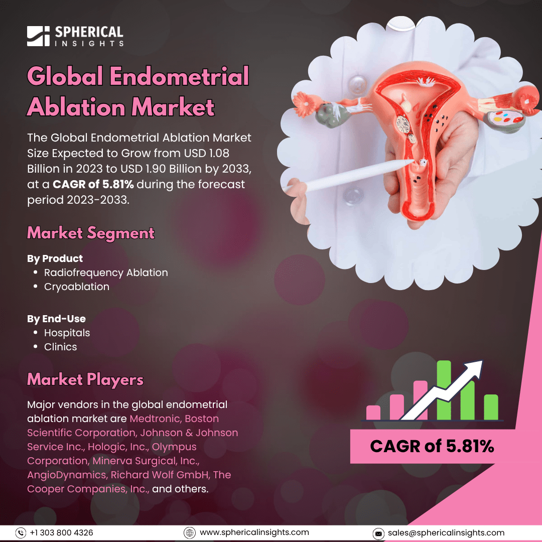 Global Endometrial Ablation Market Size to Exceed USD 1.90 Billion by 2033: Forecast Analysis Report